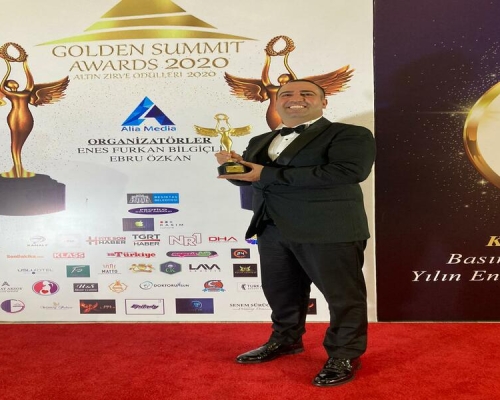 2020 “Most Successful Golf Coach of the Year” at the Golden Summit Awards Cahit Kaya became